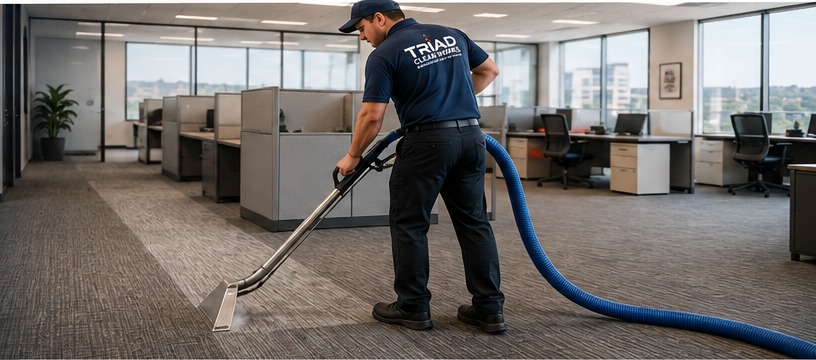 Commercial office carpet cleaning