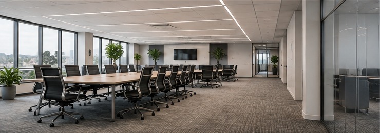 Commercial janitorial and floor care services